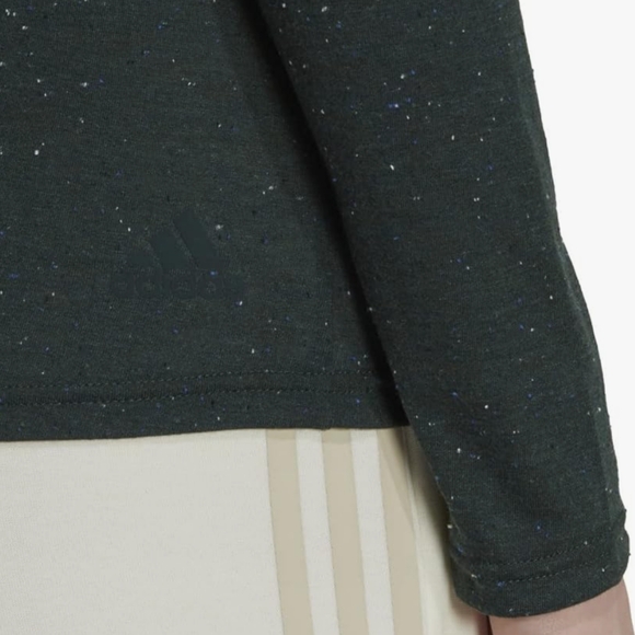 adidas Green Crew Neck Long Sleeve Graphic Tee - Picture 4 of 4